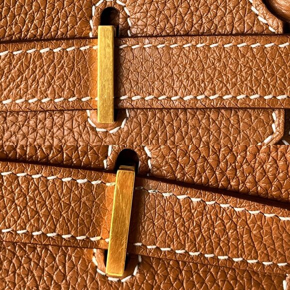 Sold on fashionreloved.com HERMES Togo Birkin 35 Gold on Gold Hardware Bag - Picture 10 of 14